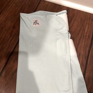 Baby Blue Ollie Swaddle Blanket